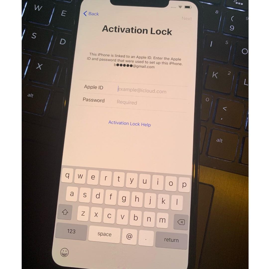 Iphone Xs Max Space Gray 64gb With Icloud Activation Lock Issue