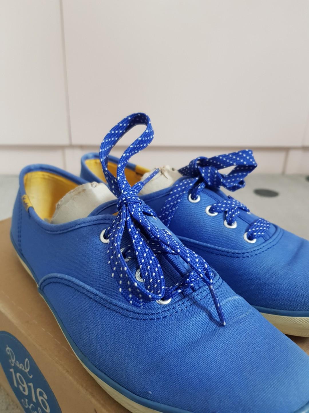 Original Keds Blue Sneakers, Women's Fashion, Footwear, Sneakers on