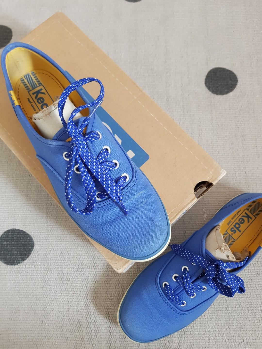 Original Keds Blue Sneakers, Women's Fashion, Footwear, Sneakers on