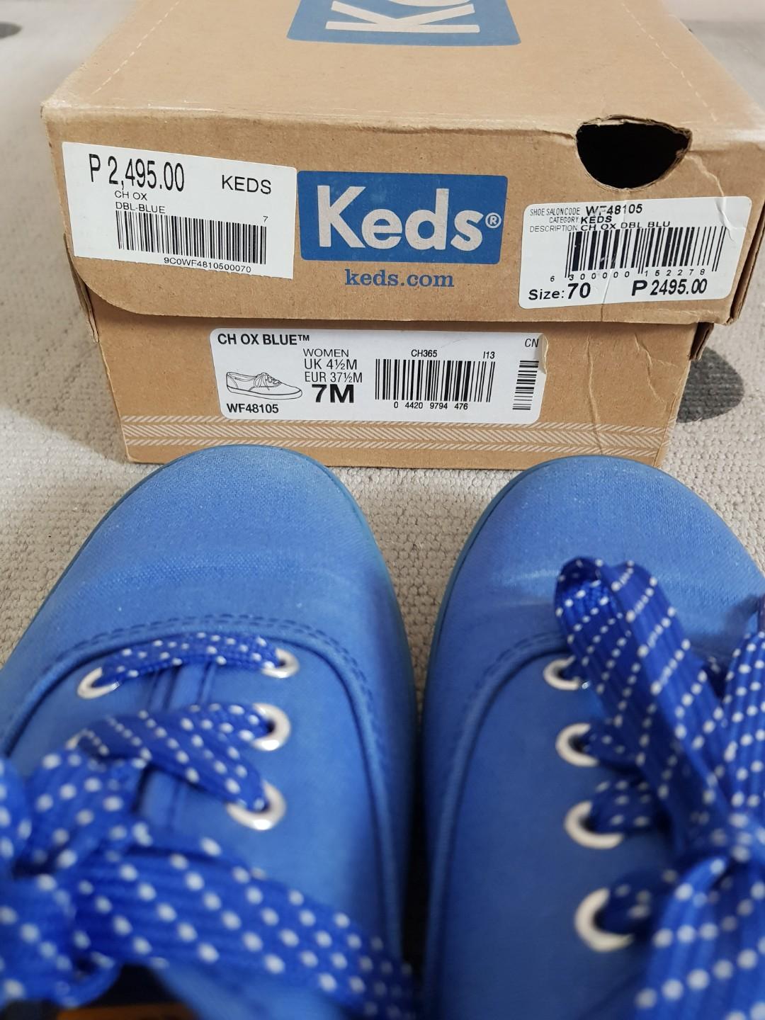 Original Keds Blue Sneakers, Women's Fashion, Footwear, Sneakers on