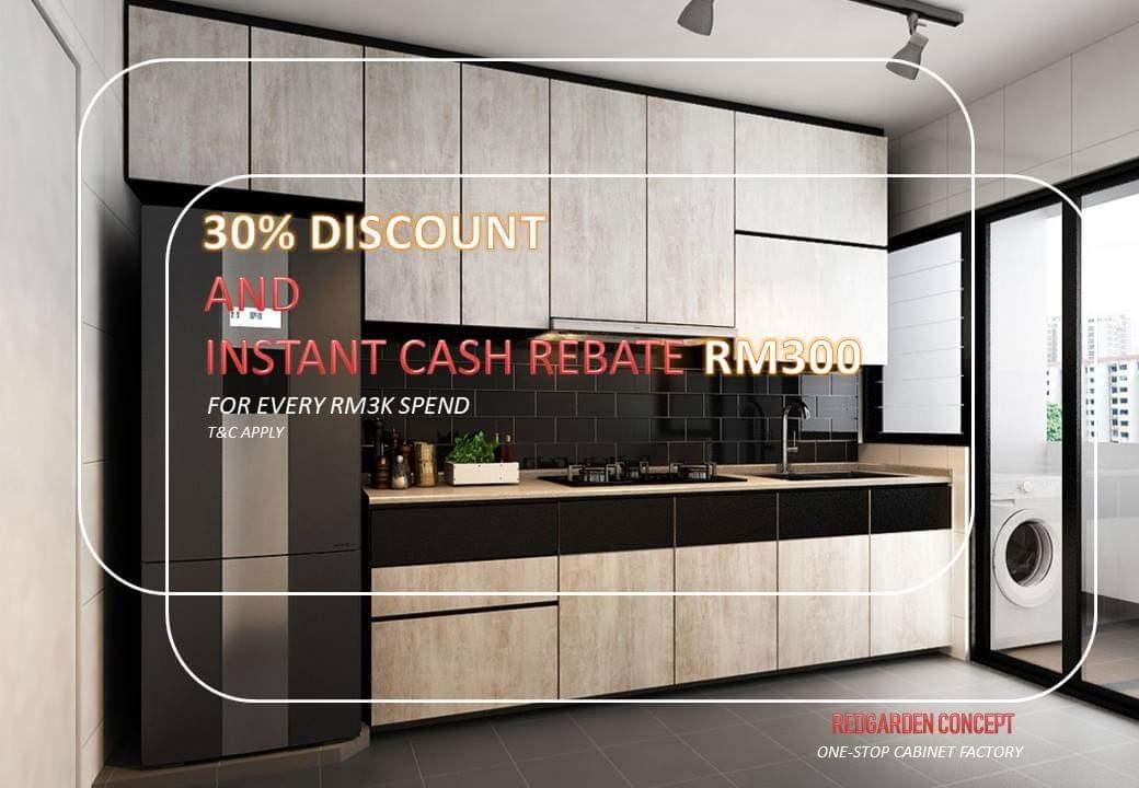 Kitchen Cabinet Wardrobe Divider Puchong Dapur Murah Home Furniture Home Decor On Carousell