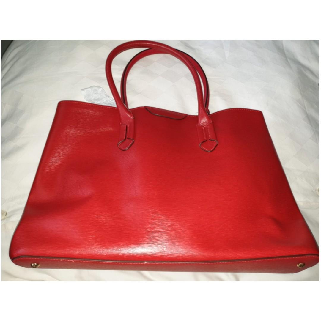 Ralph lauren bag best sale red inside