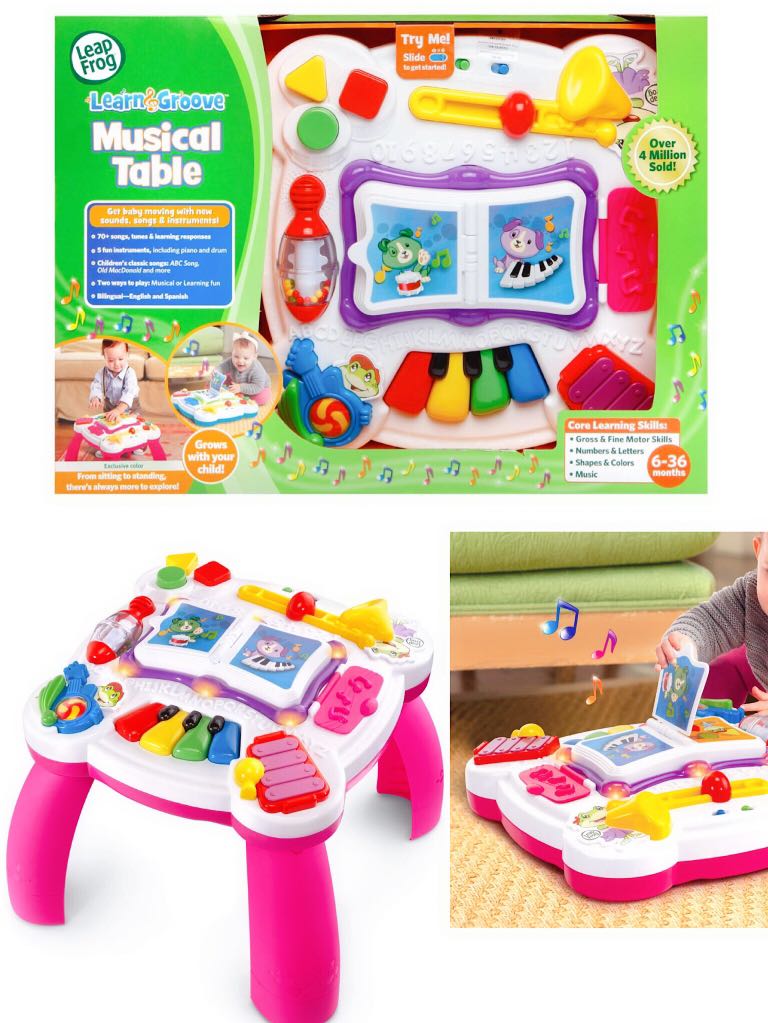 leapfrog activity table pink