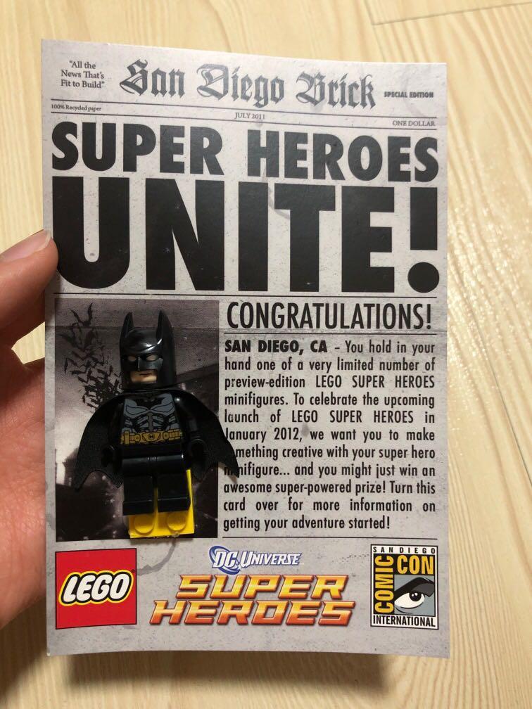 Lego batman hotsell comic con exclusive