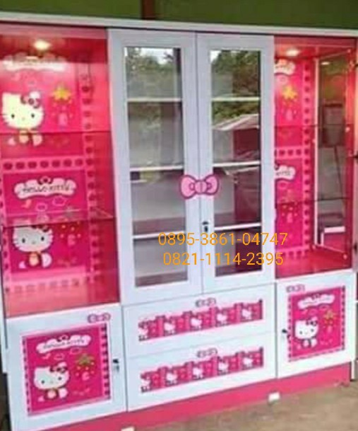 Lemari Pajangan Hello Kitty Perabotan Rumah Di Carousell
