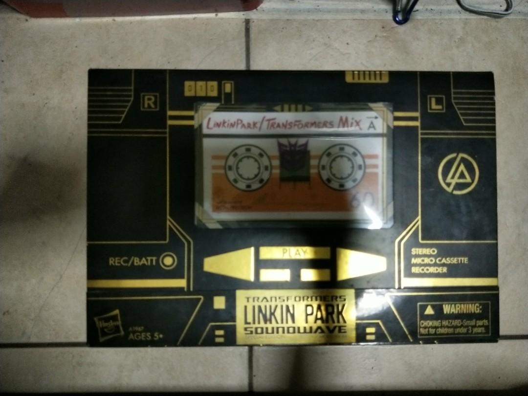 transformers linkin park soundwave special edition