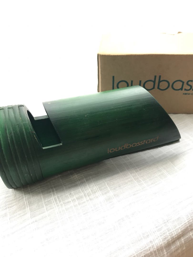 loudbasstard bamboo speaker