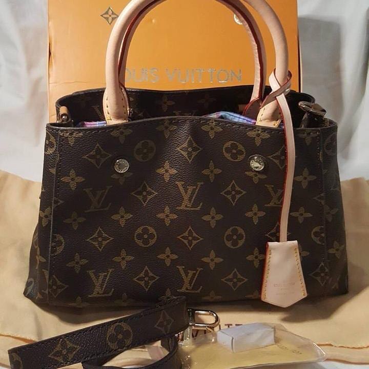 Tas Louis Vuitton original leather, Fesyen Wanita, Tas & Dompet di Carousell