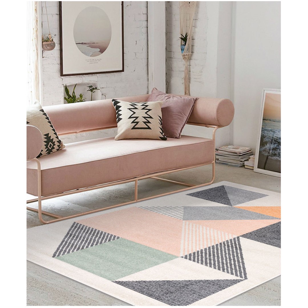  Nordic  Serenity Rug  Scandinavian Bedroom  Living Carpet 