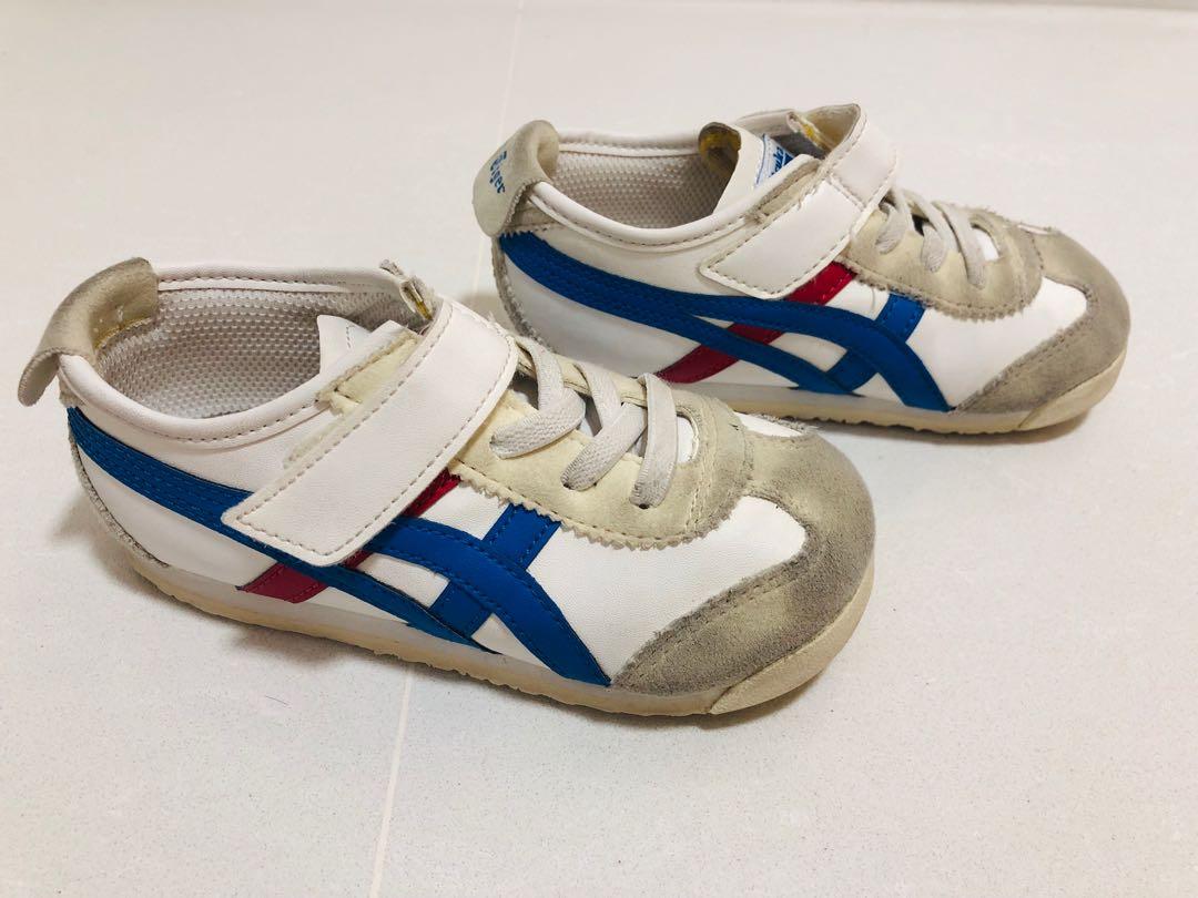 Onitsuka Tiger Toddler shoes (Category: Babies & Kids Fashion) located in Singapore. Submitted by snowsley (Listing ID 250178801, Image 1). Description: - size US K9/EURO 26/CM 16.0 - Condition 5/10 - Used Toddler’s shoes.
