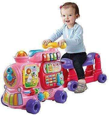vtech sit to stand train pink