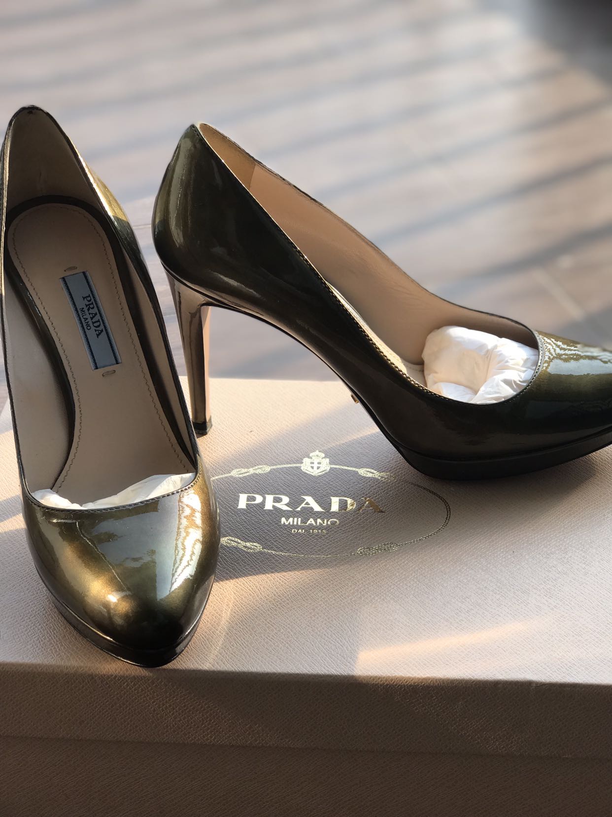 prada platform heels