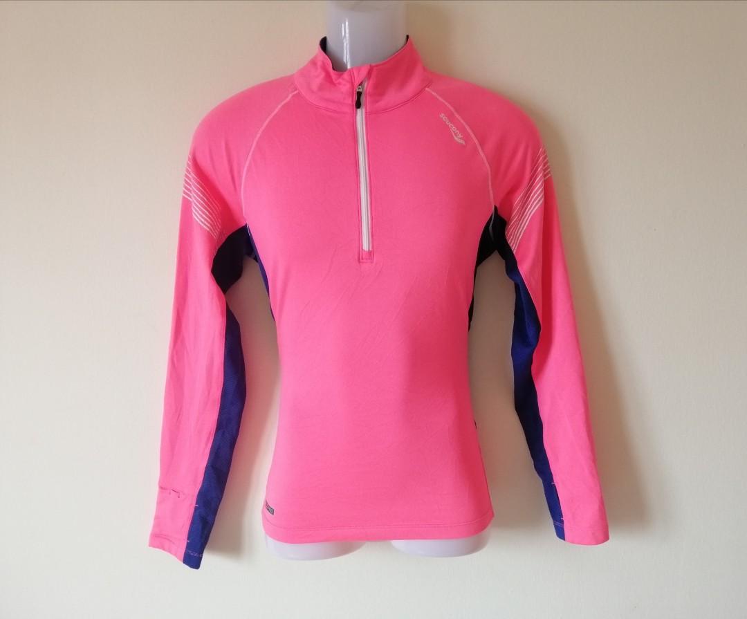 saucony t shirts womens pink