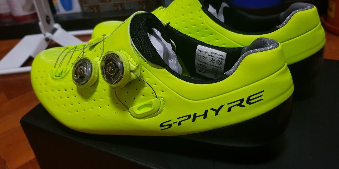 Shimano S phyre RC 9 Wide Luminous Yellow Road Shoe EU42 Sports