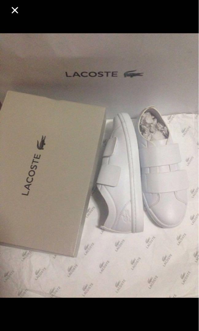 lacoste sneakers velcro