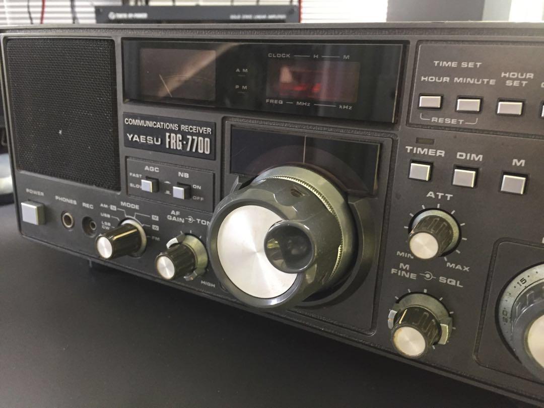 Shortwave radio Yaesu FRG7700, Audio, Portable Music Players on Carousell