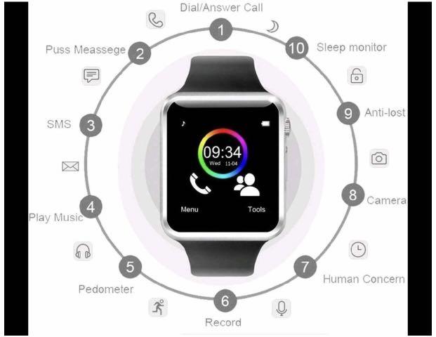 mobile phone with smartwatch