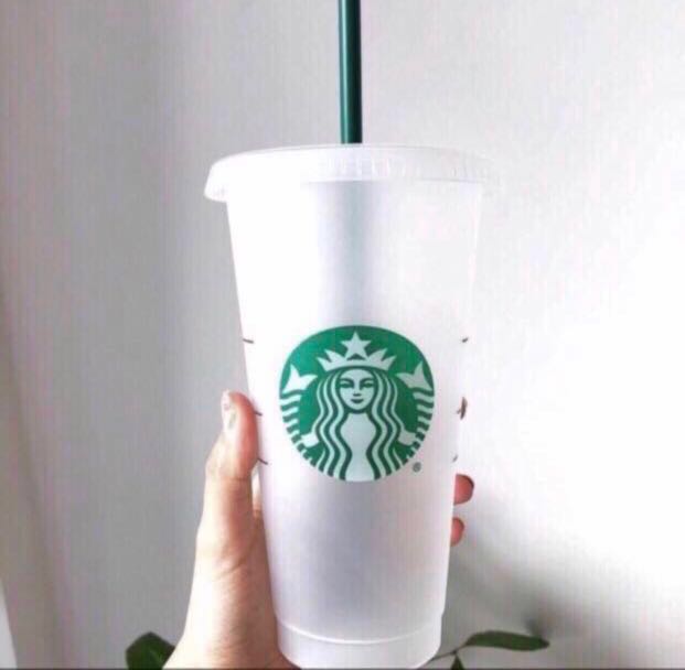 starbucks frosted reusable cup