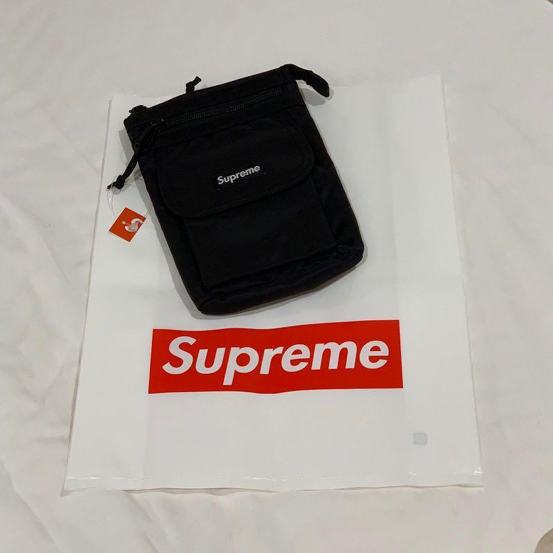 supreme sling bag black