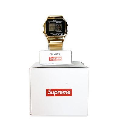 Supreme Timex 19FW Digital Watch Indiglo, Men's Fashion, Watches 