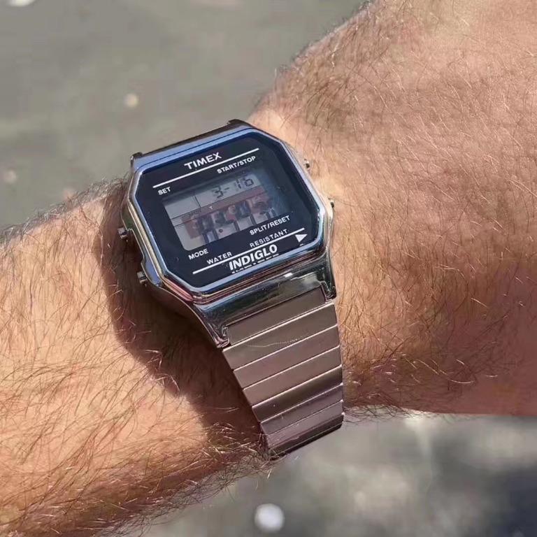 Supreme 2019FW Timex Digital Watch シルバー - 腕時計(デジタル)