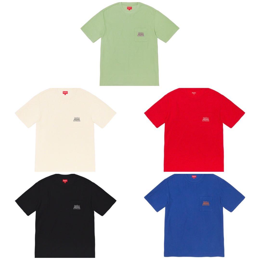 Supreme waffle pocket 2025 tee