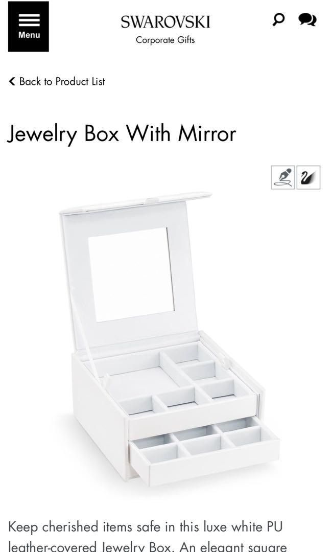 Swarovski Jewelry Marks French Canada Pic Wallpaper Swarovski Jewelry Marks, Swarovski Jewellery Box With Mirror