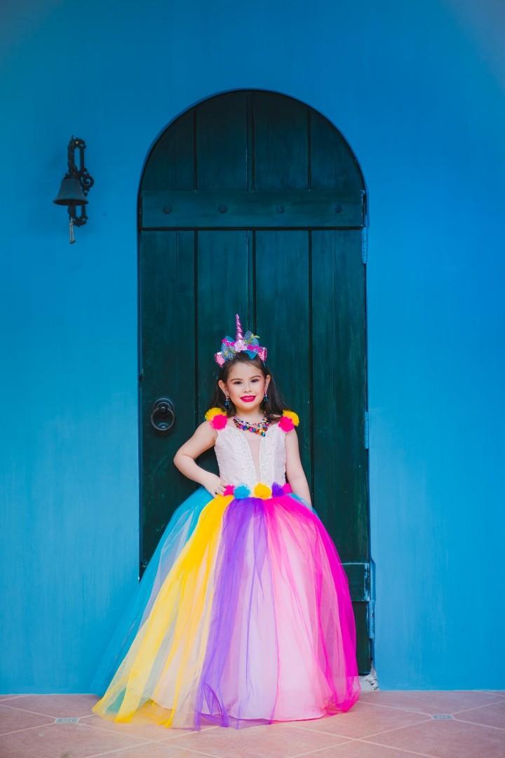 unicorn dress for 7 year old