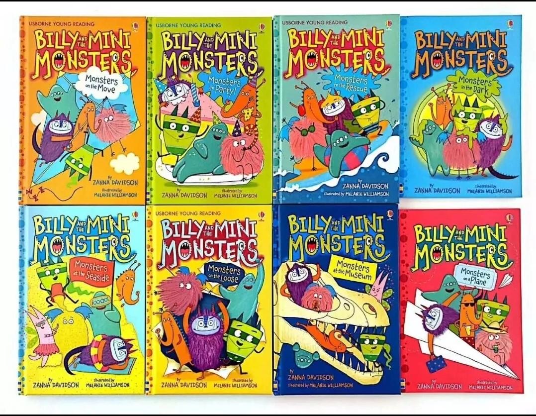 Usborne Young Reading Billy And Mini Monsters 8 Books Books