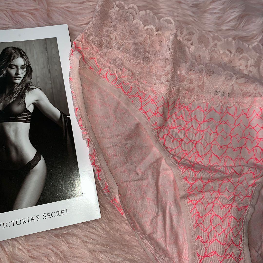 Victoria's Secret Stretch Cotton Lace-waist High-leg Brief Panty