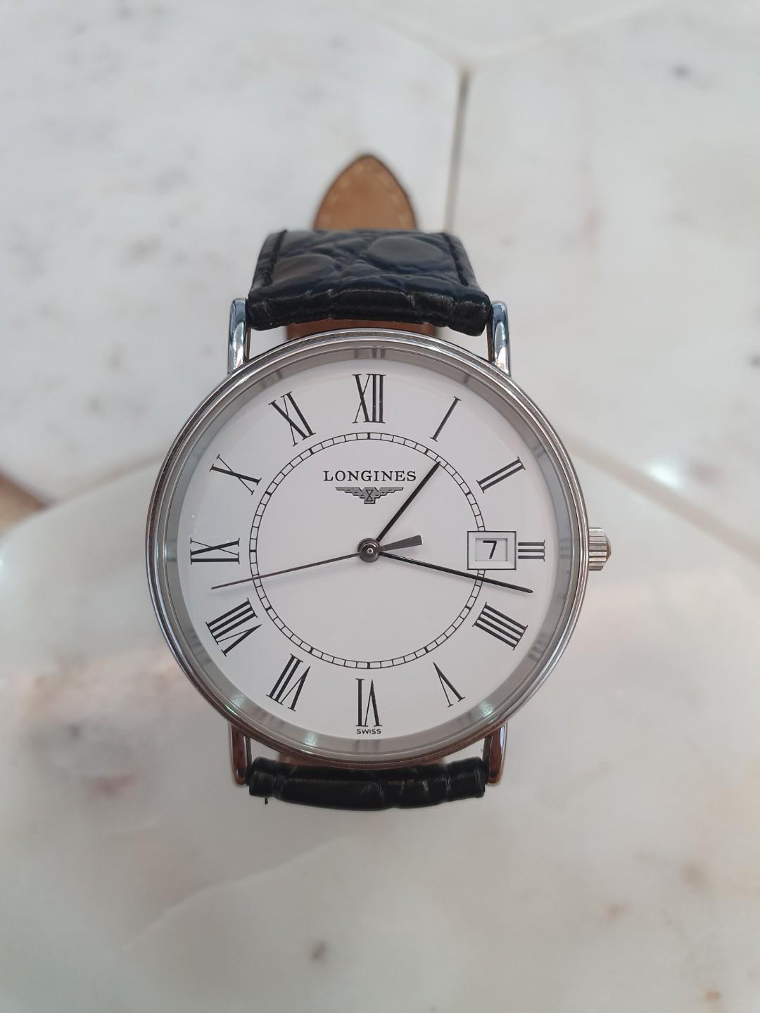 Longines Presence L4.720.4 watch in original leather strap, Mobile ...