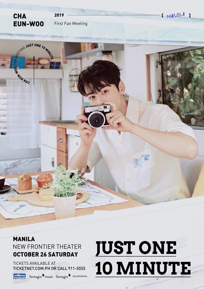 VVIP Ticket to Cha Eun-woo fan meeting in Manila!, Hobbies & Toys ...