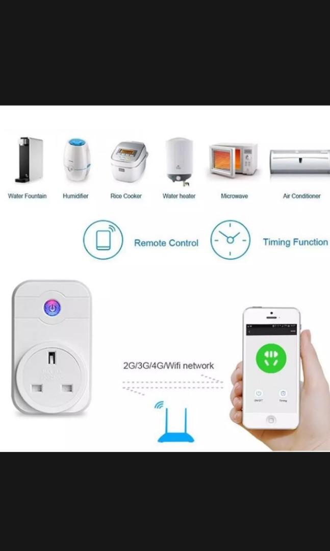 Wifi smart socket (3pc/per box), TV & Home Appliances, Electrical ...