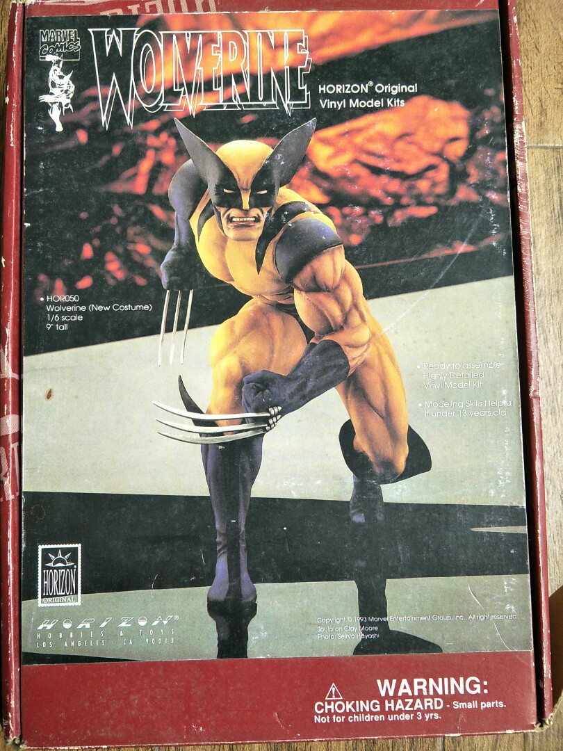 Wolverine horizon vinyl model kit, Hobbies & Toys, Toys & Games on Carousell