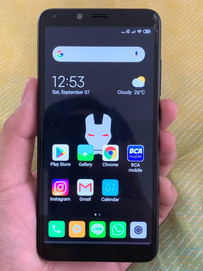 Xiaomi Redmi 6a Black Bagus Telepon Seluler Tablet Ponsel Android Xiaomi Di Carousell