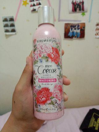 Body lotion brun brun