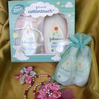 Johnsons baby Cotoon touch (lotion baby & hair and body Wash) free size mini