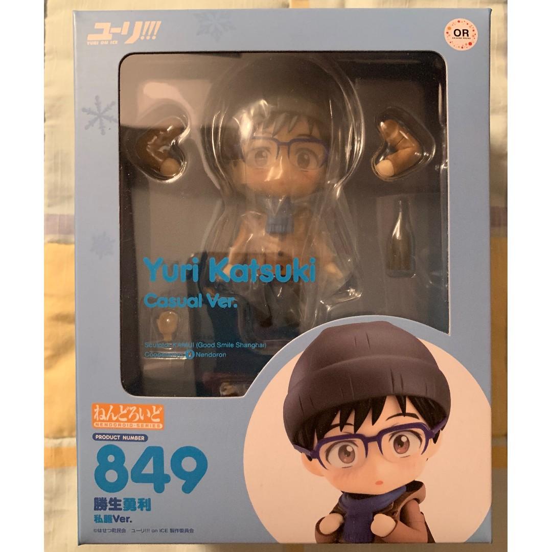 全新goodsmile Orange Rouge Nendoroid 849 Yuri Katsuki Casual Ver 黏土人ねんどろいど 勝生勇利私服ver Yuri On Ice 連特典 玩具 遊戲類 玩具 Carousell