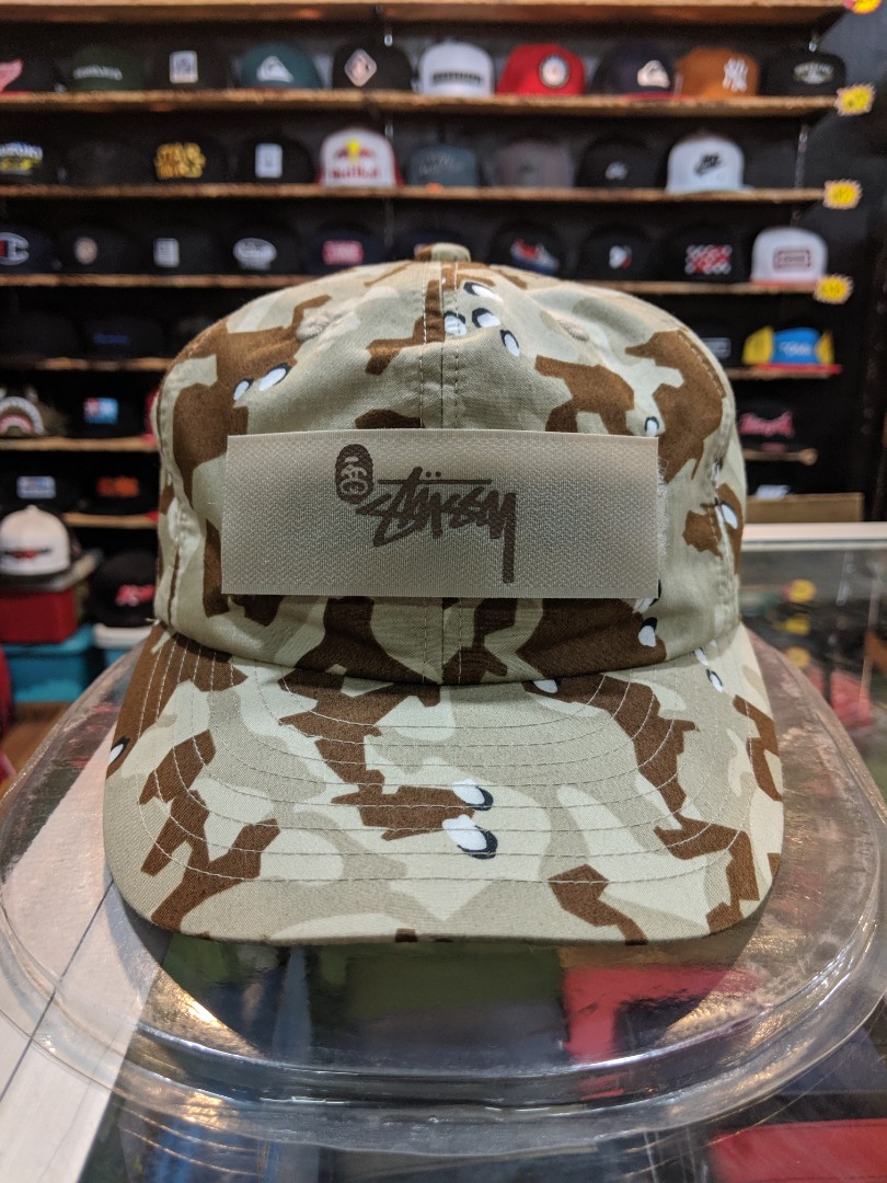Camo Trucker Hat Bape Stussy Camp Hat Stussy Mens Stock SP15 Five