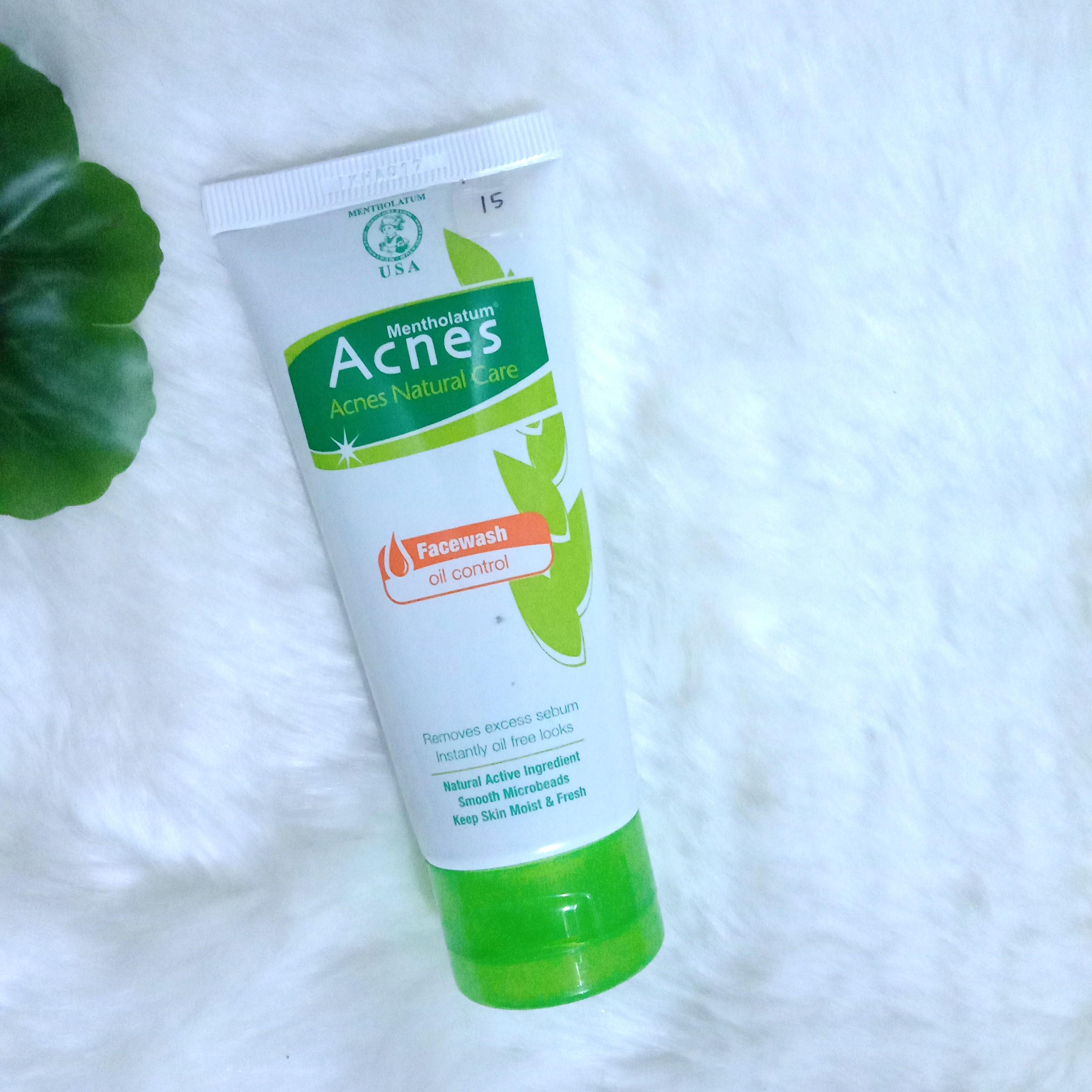 013 Acnes Natural Care Facewash Oil Control Kesehatan Kecantikan Kulit Sabun Tubuh Di Carousell