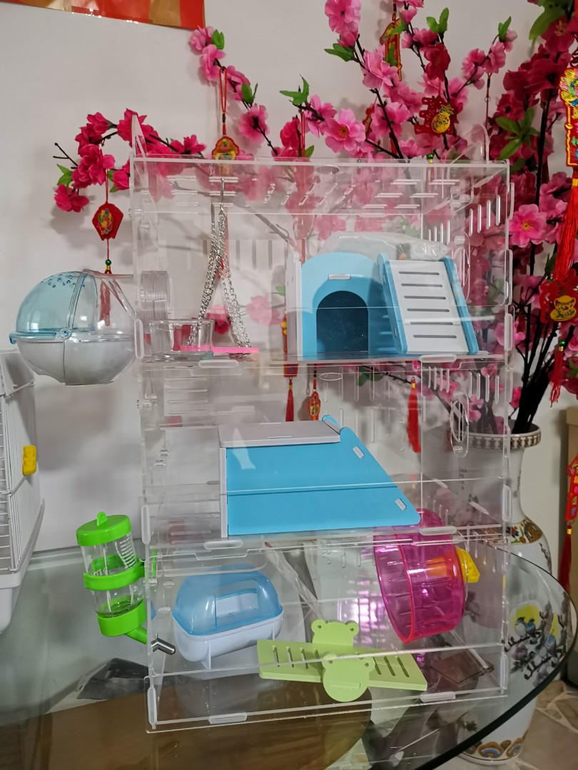 Acrylic Hamster Cage Pet Supplies For Small Animals Pet