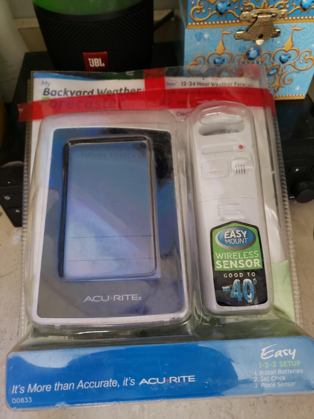 Acurite Indoor Clock And Weather Forecaster On Carousell