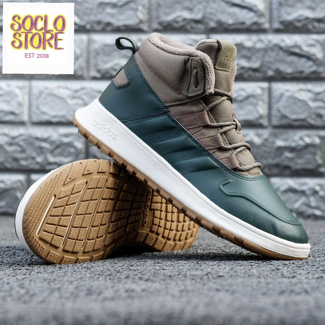ADIDAS FUSION STORM GREEN BROWN ORIGINAL, Fesyen Pria, Sepatu