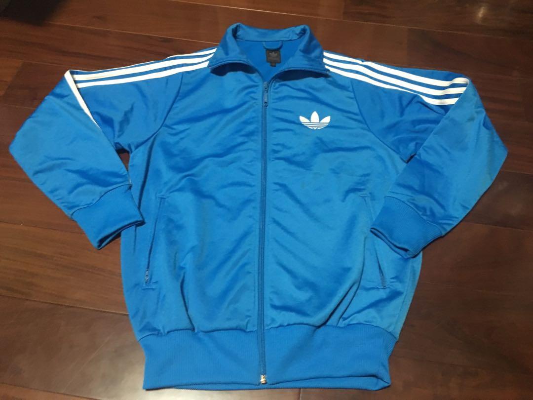 Adidas originals blue jacket on sale