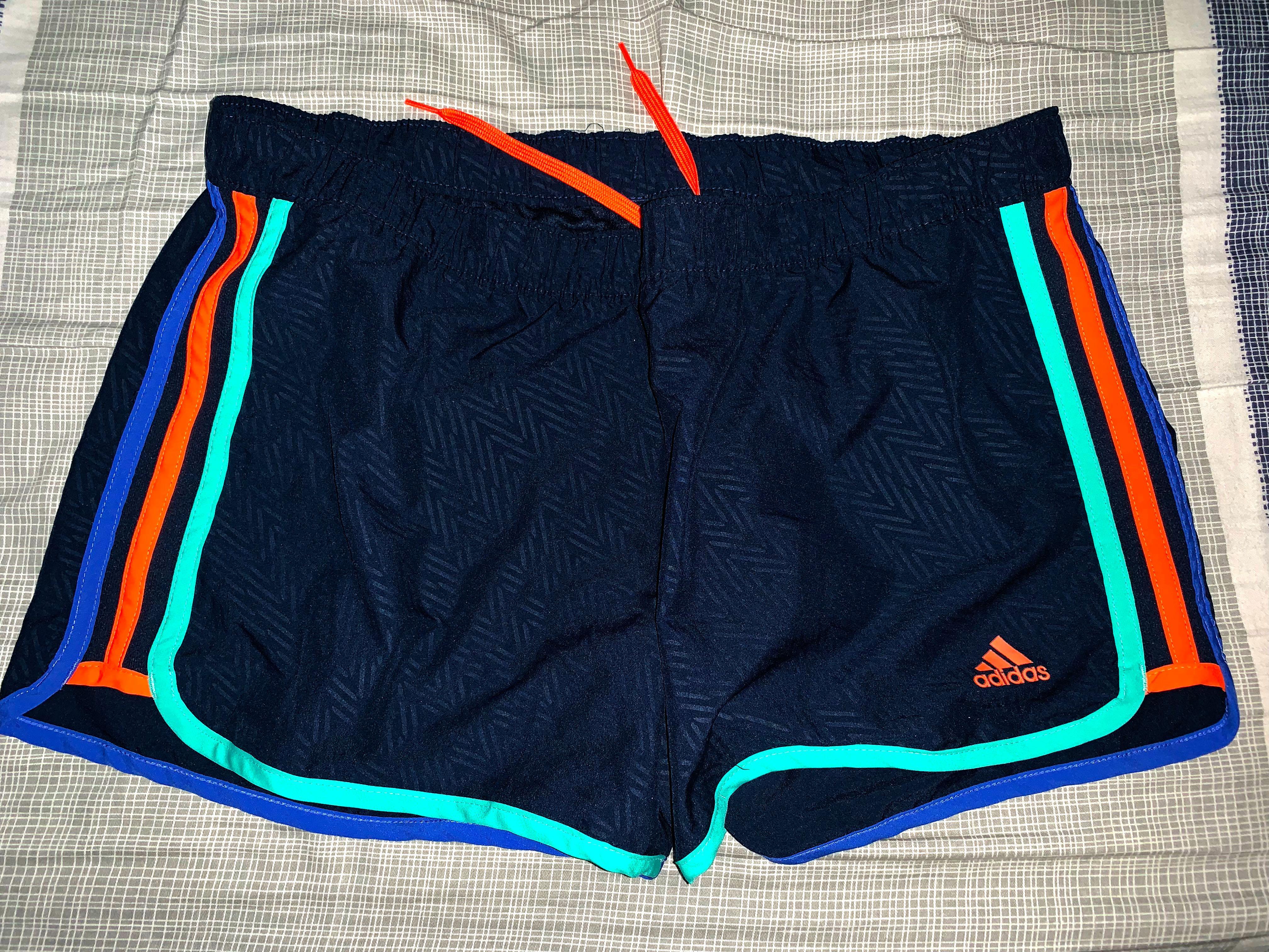 adidas neon shorts