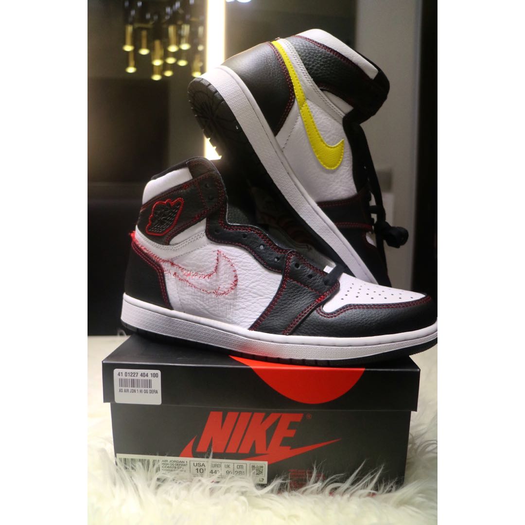Air jordan 1 defiant style men's shoe discount