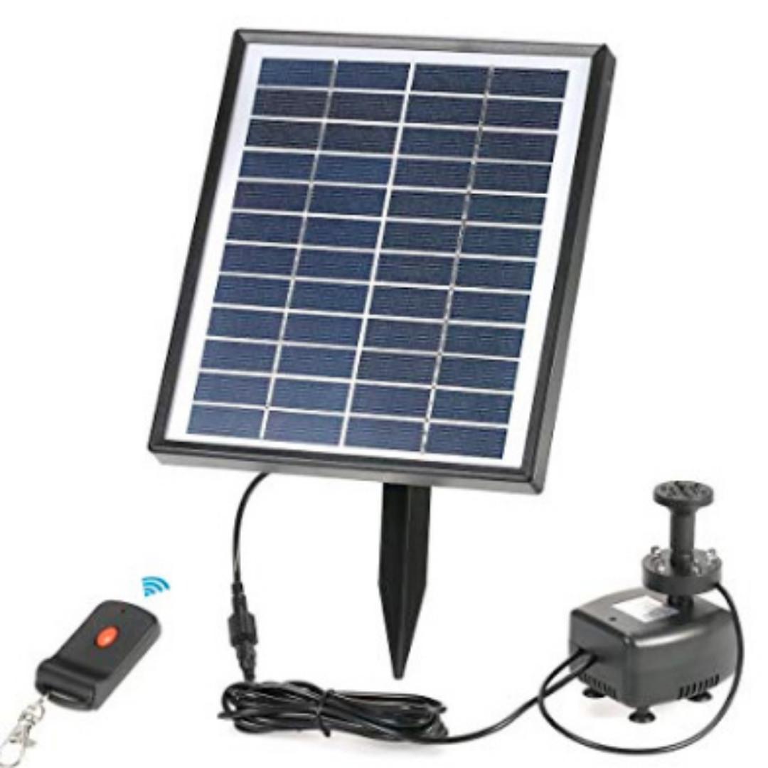 Anself Solar Fountain Pump with LED 