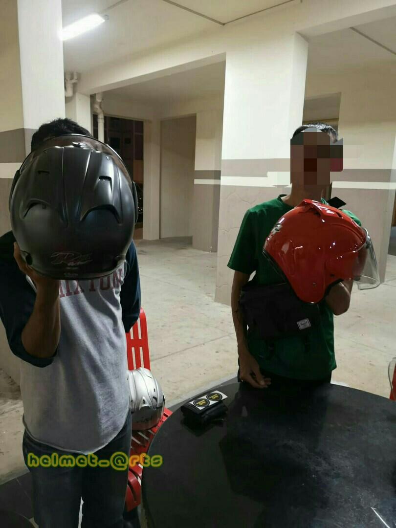 Arai Helmet Refurbish Jobs (Category: Motorcycle Apparel) located in Singapore. Submitted by Helmet_arts (Listing ID 250281220, Image 1). Description: Your happiness is our biggest satisfaction A heartfelt thanks to our brothers for their trust and also being patient with us while we had their helmets repaired. 🙇 Feel like getting a fresh new color? 😎 Interested party can pm or whatsapp us at +6583458968 / +60166498644 (spare line) best is ring