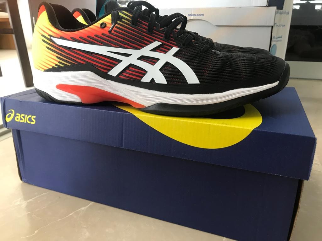 Asics solution speed FF size 11.5 koi white Sports Equipment Sports Games Water Sports on Carousell