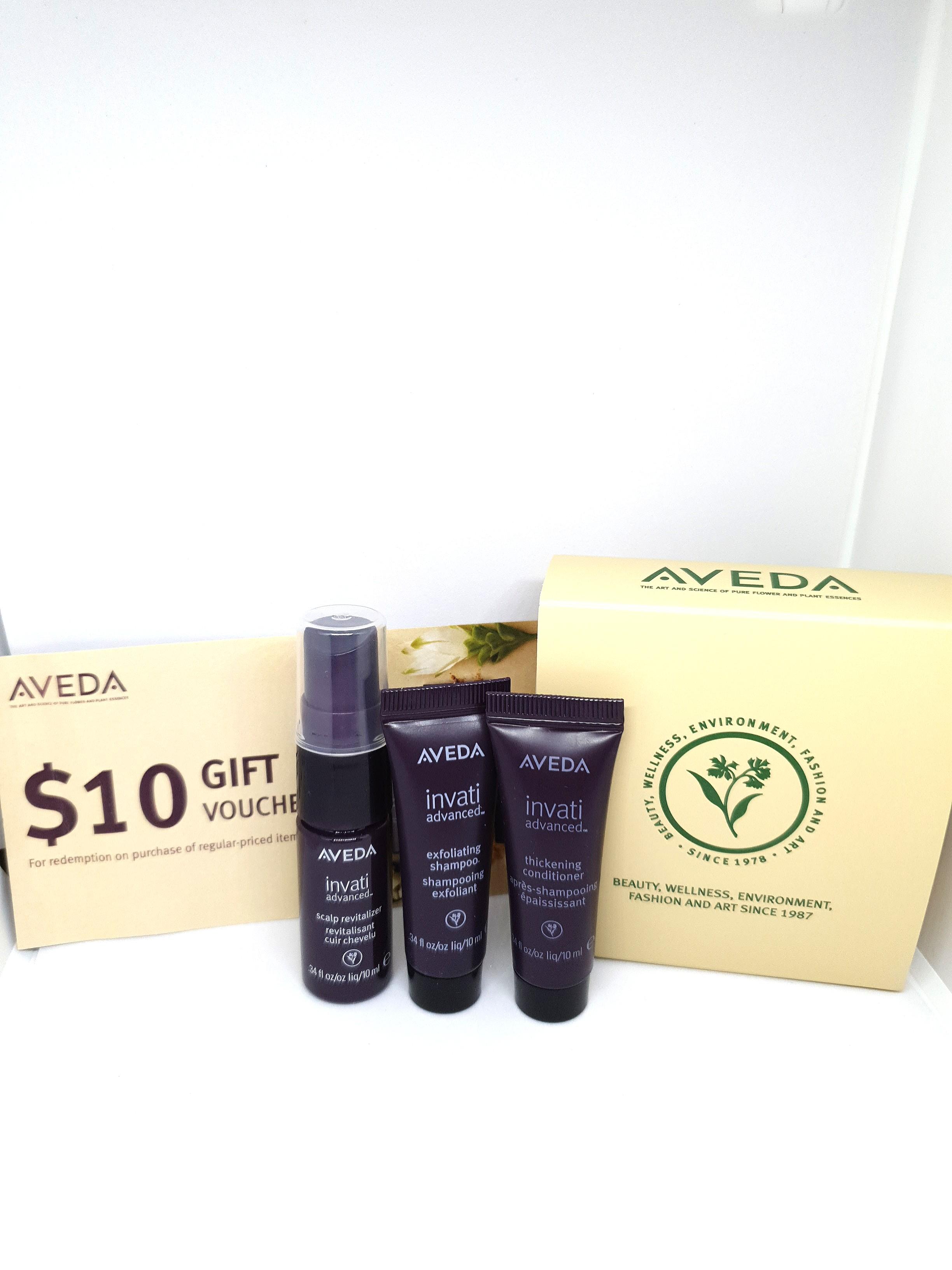 Aveda Invati Advanced Haircare Trial Kit Samples Health Beauty